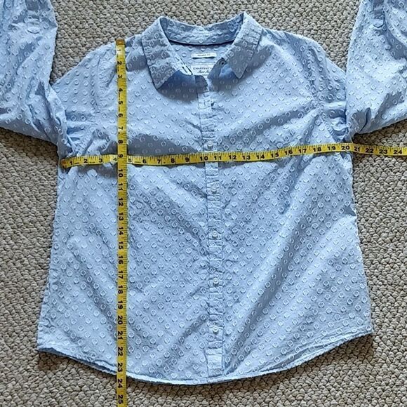 Charter Club relaxed fit Swiss dot shirt 12P - Picture 4 of 9
